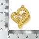 Ion Plating(IP) Real 18K Gold Plated 304 Stainless Steel Rhinestone Pendants STAS-P341-07G-01-3