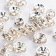Iron Rhinestone Spacer Beads RB-A009-6-8mm-S-1