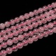 Chapelets de perles en quartz rose naturel X-G-L104-6mm-01-1