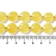 Natural Yellow Agate Beads Strands G-NH0004-043-5