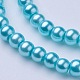 Chapelets de perles en verre nacré HY-4D-B12-2