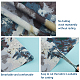 Tissu en coton à motif camouflage DIY-WH0181-74-5