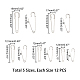 Unicraftale Stainless Steel Pins STAS-UN0011-98-3