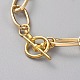 Pendant Paperclip Chains Necklaces NJEW-JN02639-4