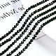 Chapelets de perles en pierre d'or verte synthétique G-N328-44-4