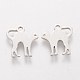 304 Stainless Steel Kitten Charms STAS-Q201-T155-2