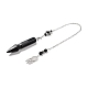 Natural Obsidian Pointed Dowsing Pendulums G-I322-01P-04-2