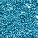 11/0グレードのベーキングペイントガラスシードビーズ  シリンダー  均一なシードビーズサイズ  不透明色の光沢  ディープスカイブルー  1.5x1mm程度  穴：0.5mm  約20000個/袋 SEED-S030-1041-2