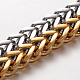 Bracelets de la chaîne de blé en 304 acier inoxydable BJEW-F215-03B-M-1