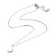 304 colliers à pendentif avec étiquette vierge en acier inoxydable NJEW-I240-13-2