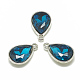 Alloy Glass Charms PALLOY-T028-7x10mm-14-1