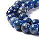 Lapis lazuli naturales hebras de perlas redondas G-E262-01-6mm-3