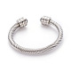 304 Stainless Steel Cuff Bangles BJEW-L642-28P-3
