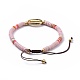Bracelets de perles de tresse de fil de nylon BJEW-JB04554-M-6