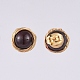 Natural Gemstone Ball Stud Earrings EJEW-JE03980-5