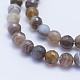 Chapelets de perles en agate naturelle du Botswana G-L478-38-6mm-2