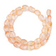 Natürliche gelbe Achat Perlen Stränge G-S359-128-2