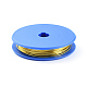 Round Copper Craft Wire CWIR-E004-0.6mm-G-2