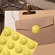 34 foglio di adesivi autoadesivi in lamina d'oro in rilievo DIY-WH0509-047-6
