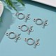 Tibetan Style Alloy Toggle Clasps LF0808Y-4