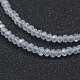 Electroplate Glass Beads Strands X-EGLA-J144-AB-A01-3
