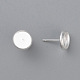 304 impostazioni per orecchini a bottone in acciaio inossidabile STAS-K131-B-01S-2