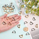 CHGCRAFT 28Pcs 2 Colors Alloy D-Ring Suspension Clasps with Screw for Bag Buckle Accessories Making FIND-CA0007-31-3
