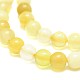 Chapelets de perles en opale jaune naturelle G-F674-07A-4mm-3