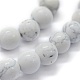 Chapelets de perles en turquoise synthétique G-P386-01-8mm-3