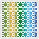 Fingerinspire Regel Quadrat Muster Zeichnung Malschablonen Vorlagen (11.8x11.8 Zoll) Regel Rechteck Muster Schablonen Dekorationsschablonen zum Malen auf Holz DIY-WH0172-381-1