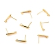 Brass Stud Earring Findings KK-F824-003G-1