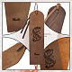Étiquettes en cuir de vachette AJEW-WH0386-0015-4