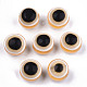 Redondas abalorios de resina mal de ojo RESI-R159-6mm-13-2