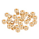 BENECREAT 30 PCS 18K Gold Plated Spacer Beads Metal Beads for DIY Jewelry Making Findings and Other Craft Work - 6x4mm KK-BC0004-19G-1
