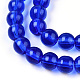 Chapelets de perles en verre transparente   GLAA-T032-T6mm-16-4