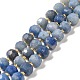 Natural Blue Aventurine Beads Strands G-P508-A13-01-1