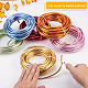 BENECREAT 3 Gauge(6mm) Aluminum Wire 23 Feet(7m) Bendable Metal Sculpting Wire Jewelry Craft Wire for Bonsai Trees AW-BC0007-6.0mm-18-6