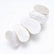 Натуральные белые бусины из ракушек SSHEL-P014-07-2