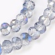 Electroplate Glass Beads Strands X-GLAA-K027-HR-B04-3