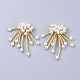 Cabujones de perlas de imitación de plástico ABS X-FIND-S319-27A-1