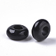 Europäische Perlen aus natürlichem schwarzem Edelstein X-G-Q503-01-2
