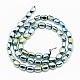 Chapelets de perles en hématite synthétique sans magnétiques G-L488-B-09-3