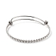 304 Stainless Steel Expandable Bangle for Girl Women BJEW-C003-02P-2
