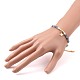 Brass Star Charm Bracelet & Necklace SJEW-JS01268-11