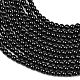 Натуральный черный шпинель нити круглый шарик&nbsp;G-A130-3mm-32A-5