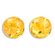 Perles d'ambre d'imitation de résine RESI-N034-15-C02-3