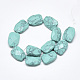 Chapelets de perles en turquoise synthétique G-T122-01R-2