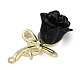 Alliage d'or pendentifs en résine&nbsp;FIND-U017-07G-03-2