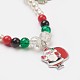 Cuentas de perlas de cristal collares pendientes y pulseras del encanto conjuntos de joyas X-SJEW-JS00959-3