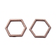 30 Uds 3 anillos de unión de aleación de estilo PALLOY-XCP0001-90-3